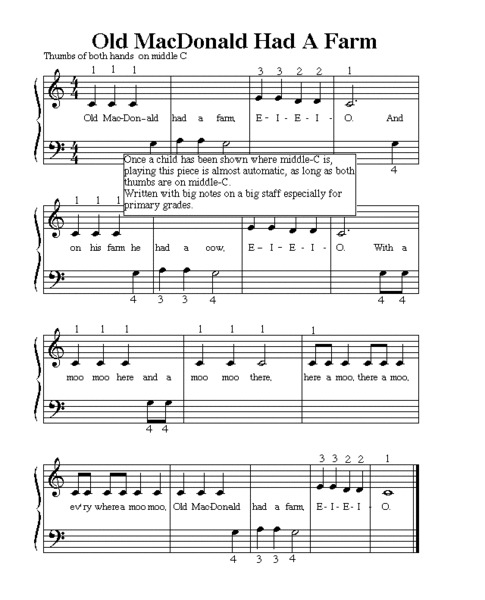 Old McDonald Had a Farm Worksheet