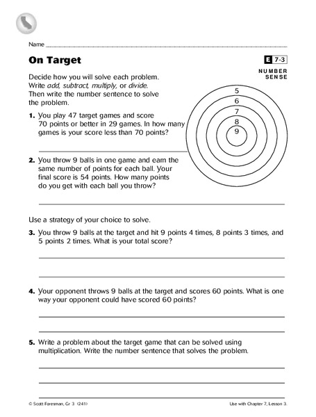 On Target Worksheet