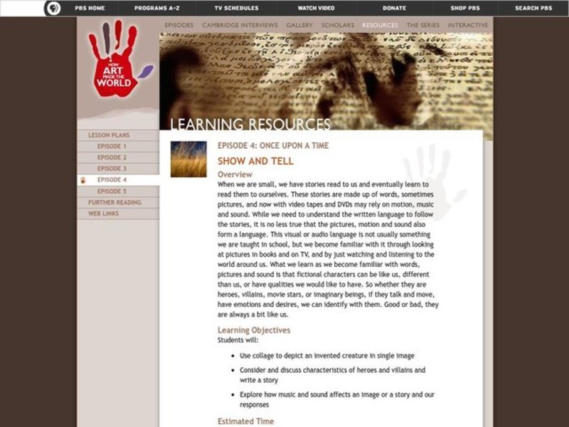 Once Upon a Time Lesson Plan