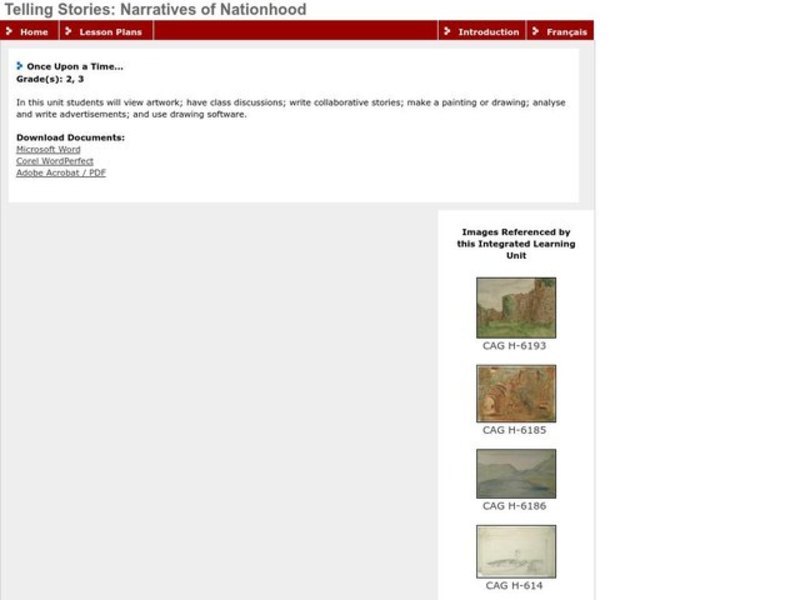 Once Upon a Time Lesson Plan