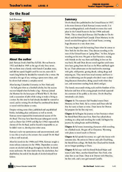 On the Road Activity