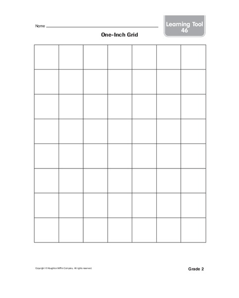 One-Inch Grid Worksheet