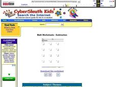 One-Digit Subtraction Lesson Plan