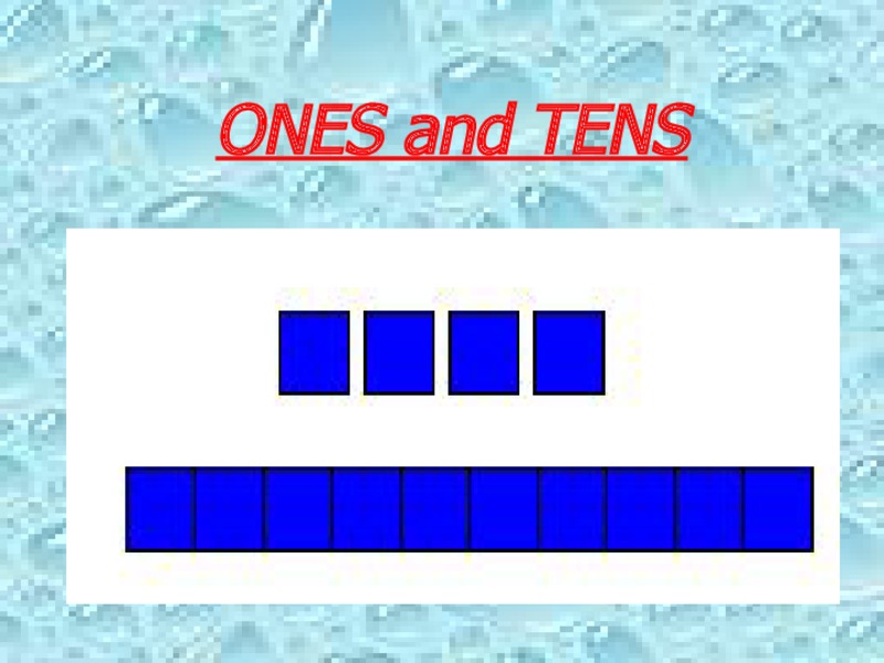 ONES and TENS PPT