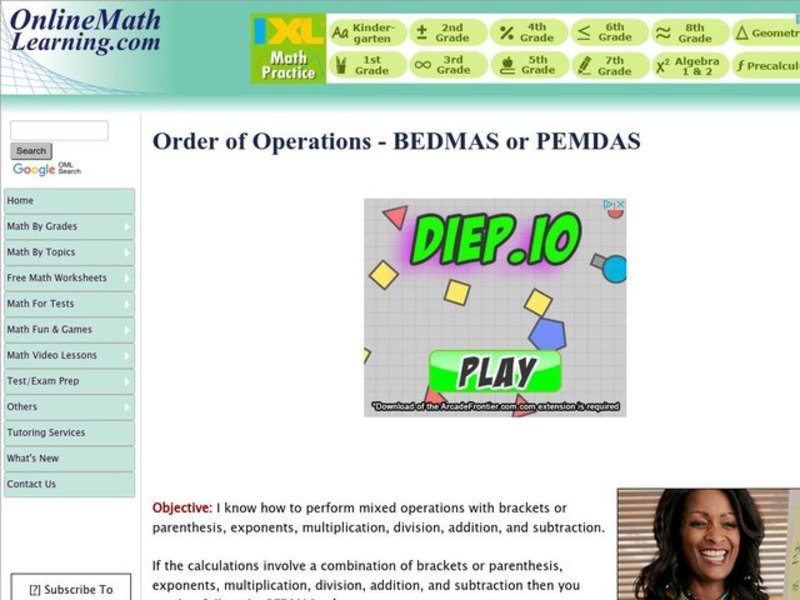Order of Operations Interactive