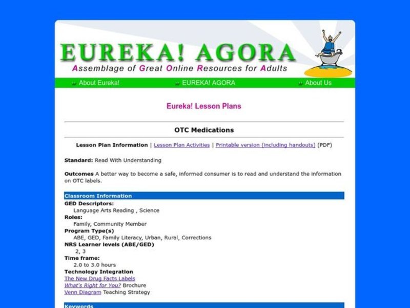 OTC Medications Lesson Plan