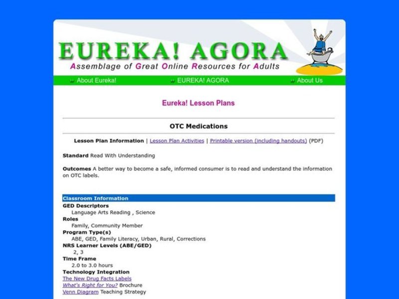 OTC Medications Lesson Plan