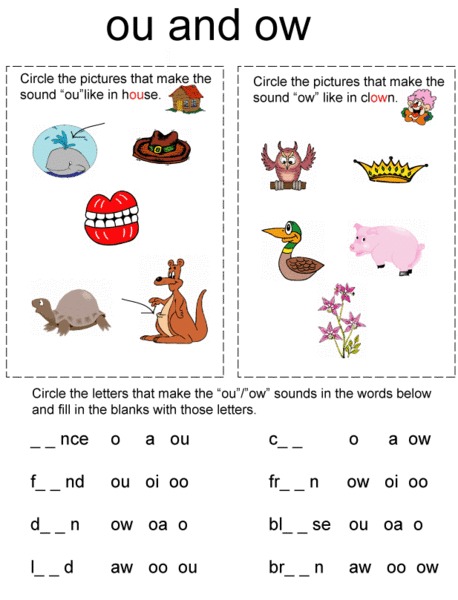 OU and OW Worksheet