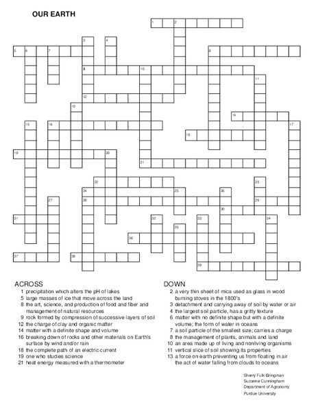 Our Earth Lesson Plan