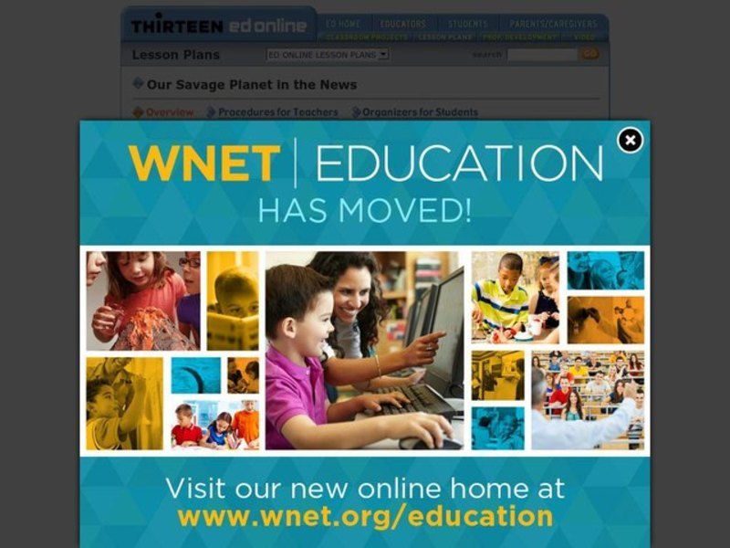 Our Savage Planet in the News Lesson Plan