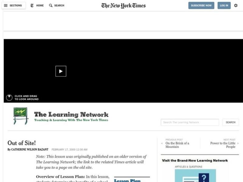 Out of Site Lesson Plan