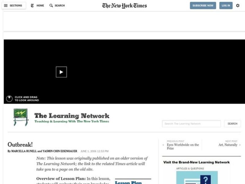 Outbreak! Lesson Plan