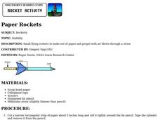 Paper Rockets Lesson Plan