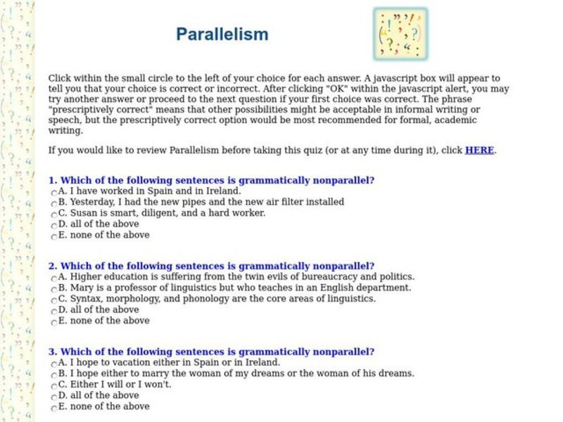 Parallelism Interactive