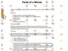 Parts of a Whole Lesson Plan