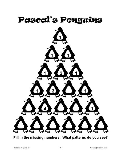 Pascal's Penguins Worksheet