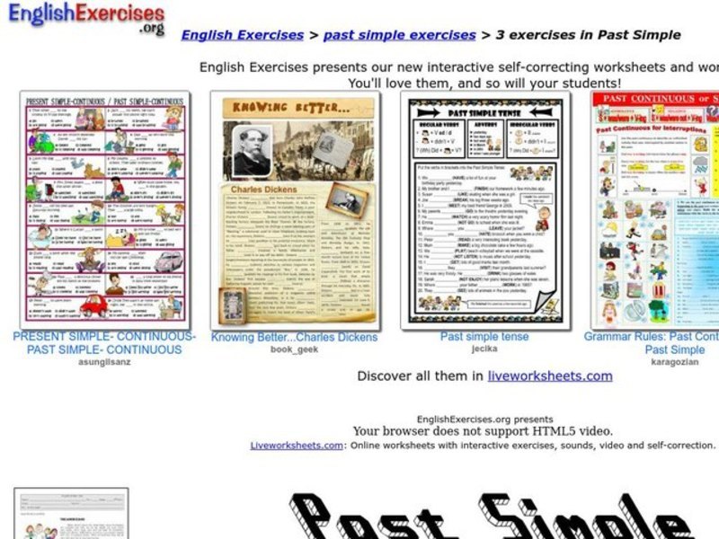 Past Simple Worksheet