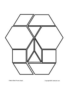 Pattern Blocks Worksheet