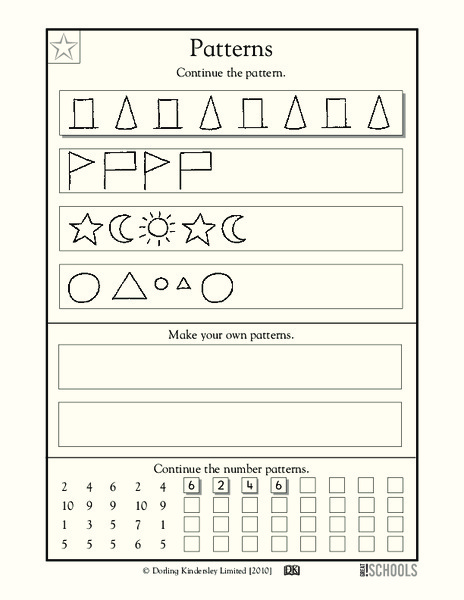 Patterns Worksheet