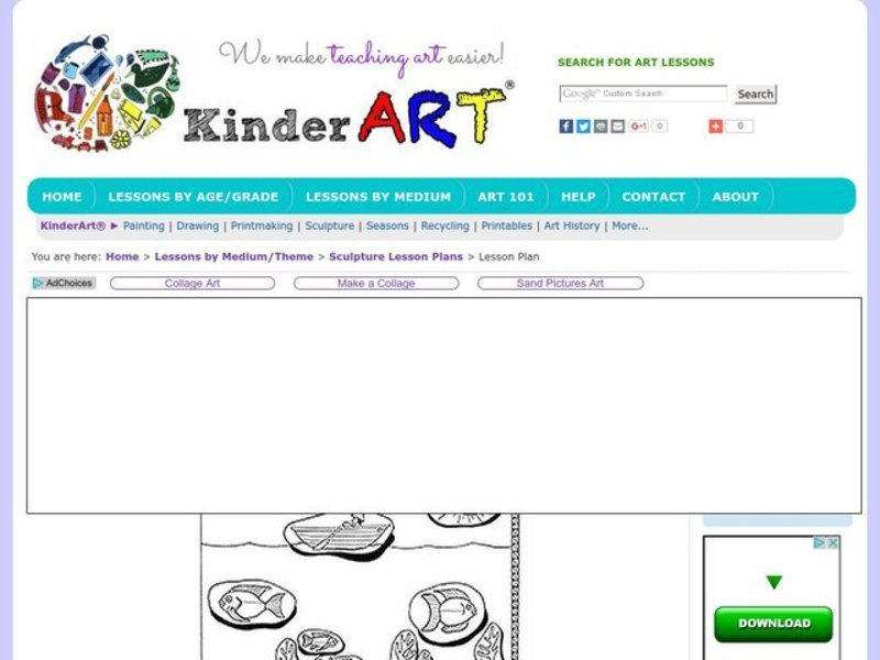 Pebble Pictures Lesson Plan