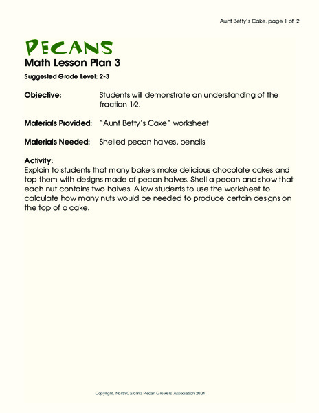 Pecans Lesson Plan