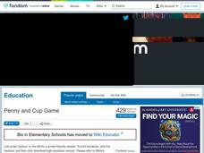 Penny and Cup Game Lesson Plan