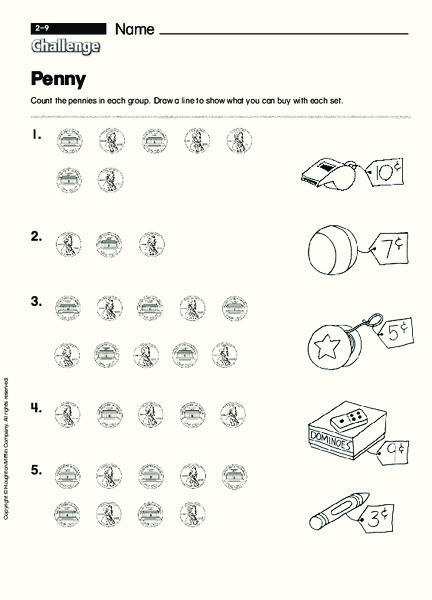 Penny Worksheet