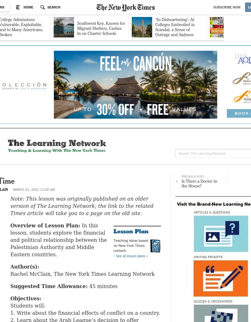 Buying Time Lesson Plan