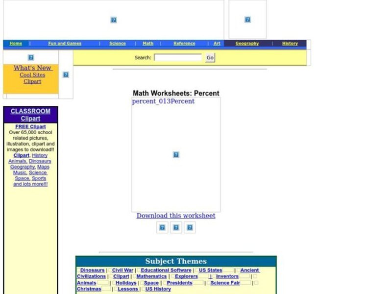 Percentage Lesson Plan