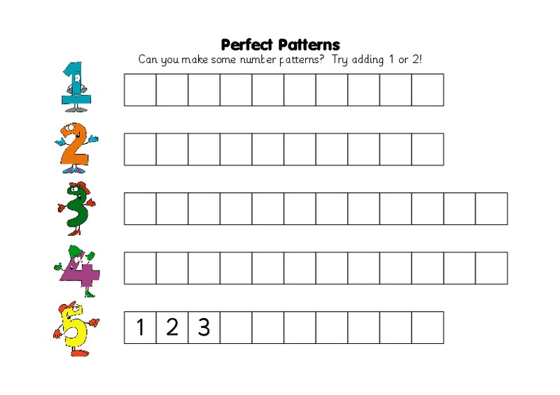 Perfect Patterns Worksheet