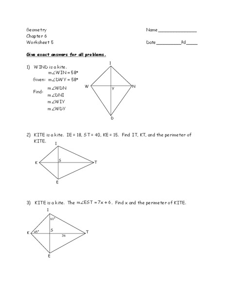 Perimeter Worksheet