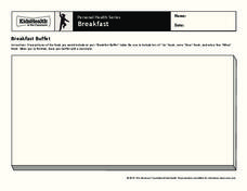 Handout: Breakfast (PreK to Grade 2) Worksheet