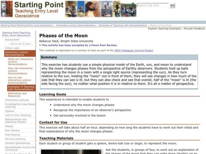 Phases of the Moon Lesson Plan