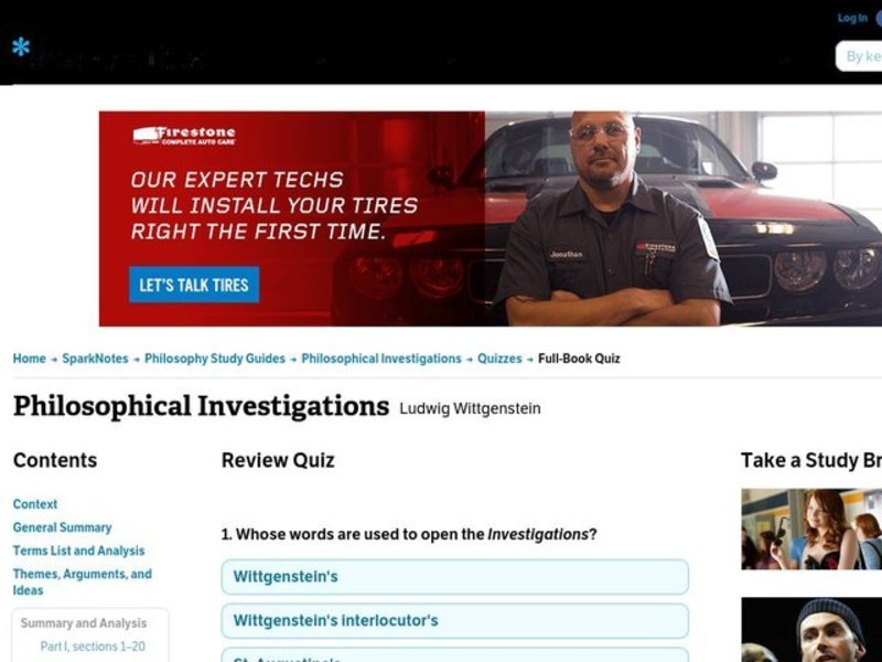 Philosophical Investigations Interactive