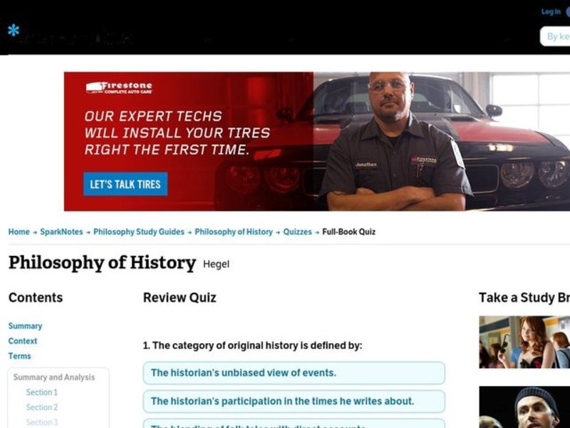 Philosophy of History Interactive