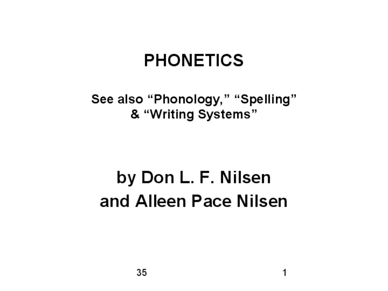 Phonetics PPT