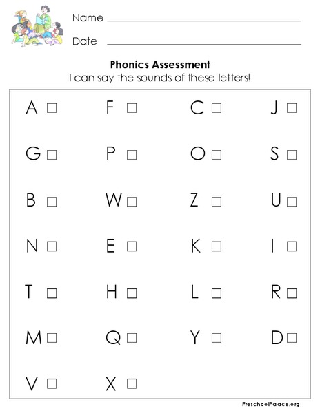 Phonics Assessment Lesson Plan
