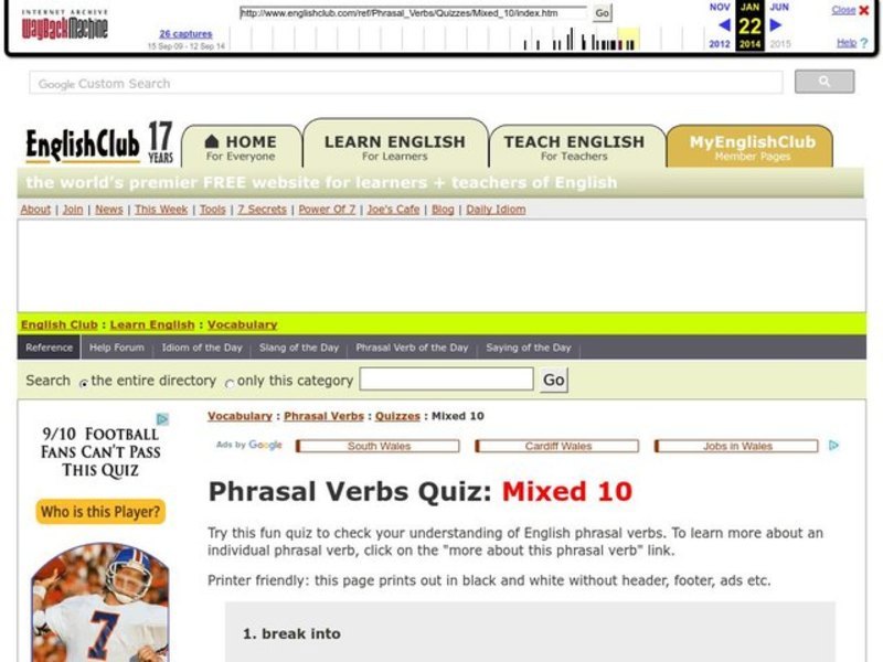 Phrasal Verbs Interactive