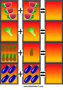 Picture Addition Worksheet