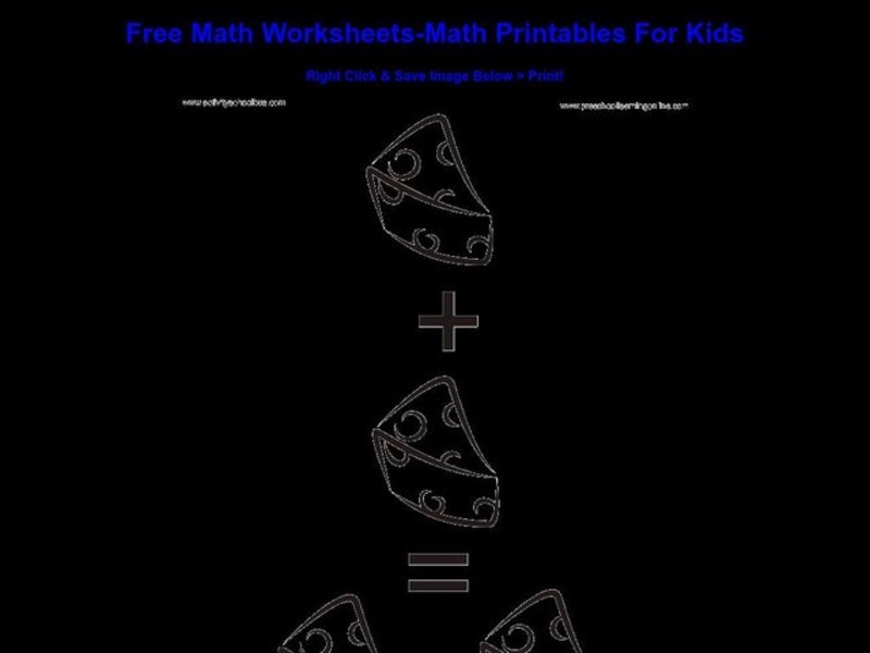 Picture Addition Worksheet