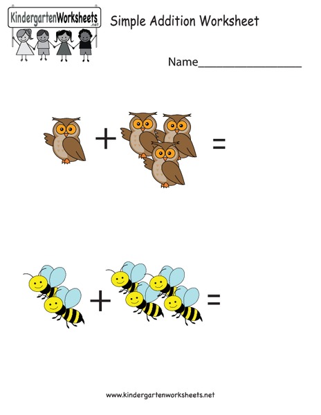Picture Addition Worksheet