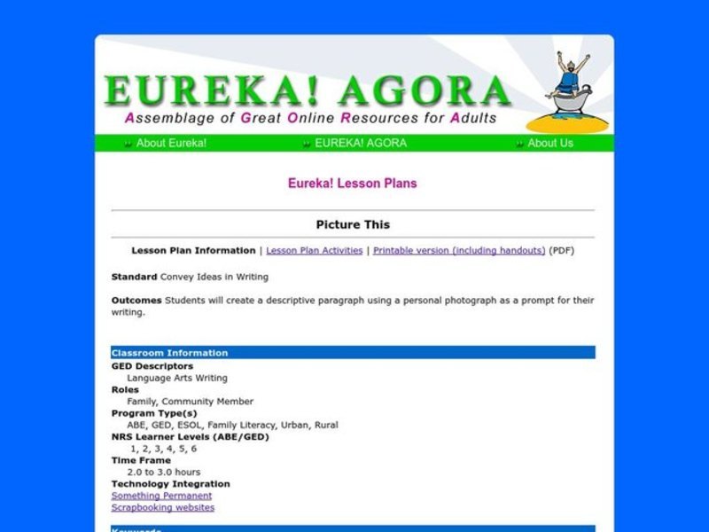 Picture This Lesson Plan