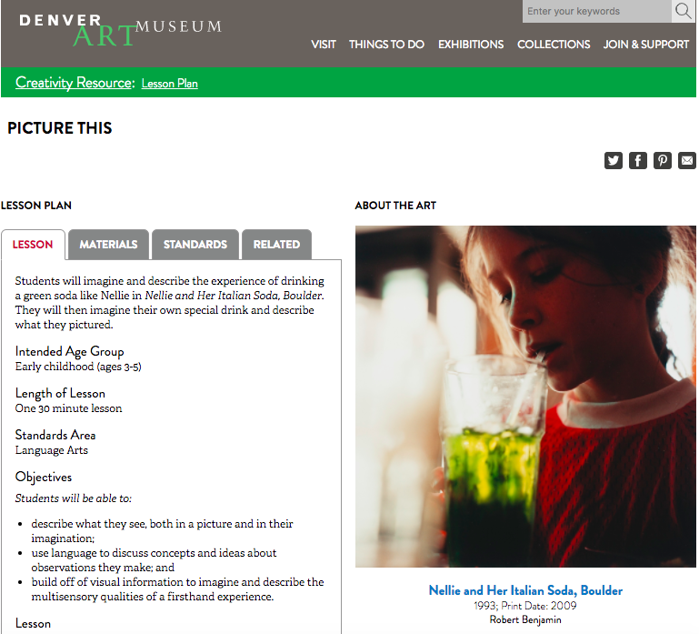 Picture This Lesson Plan