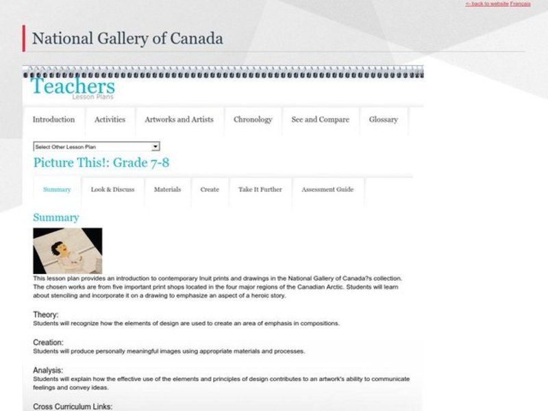 Picture This! Lesson Plan