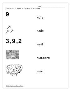 Picture-Word Match Worksheet