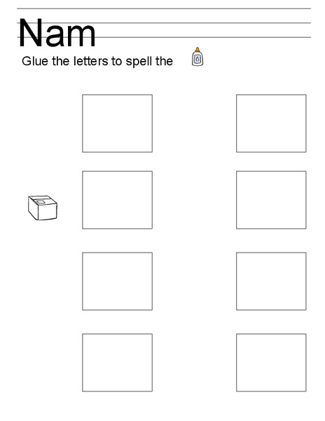 Picture-Word Match Worksheet