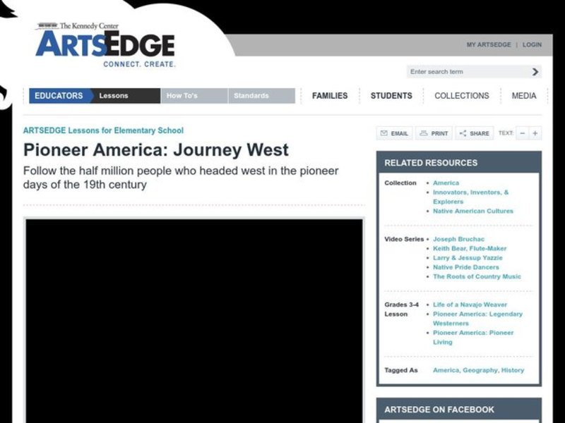 Pioneer America: Journey West Lesson Plan