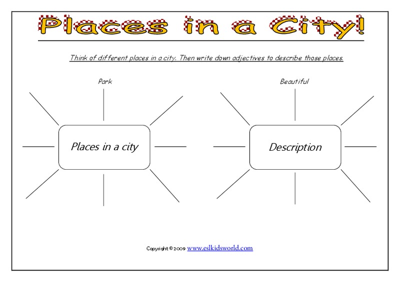 Places in a City Organizer