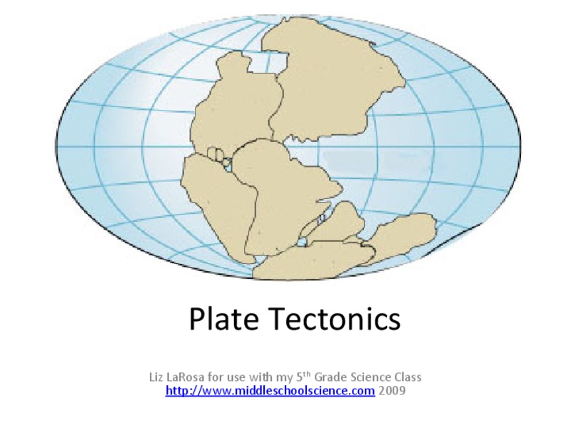 Plate Tectonics Worksheet