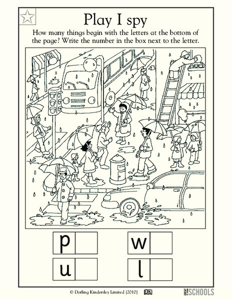 Play I Spy Worksheet